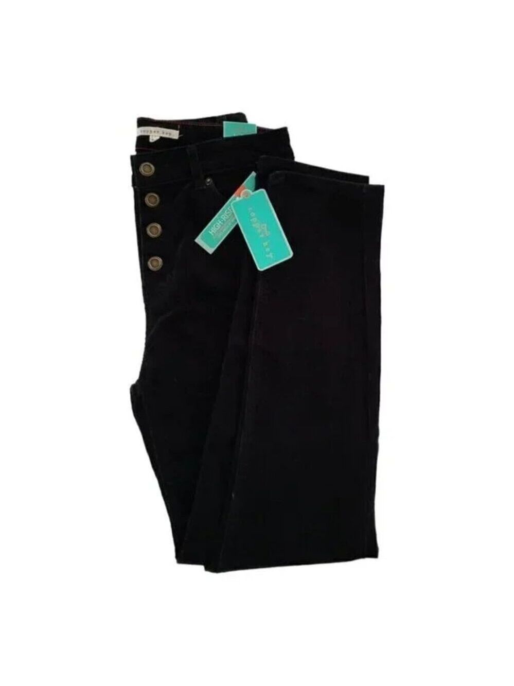 Copper Key Black Corduroy Pants Girls Size 14 - Picture 7 of 7